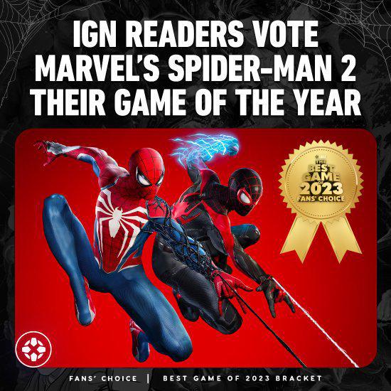 揭晓！漫威蜘蛛侠获年度最佳游戏票选，成为粉丝心中最受欢迎游戏！