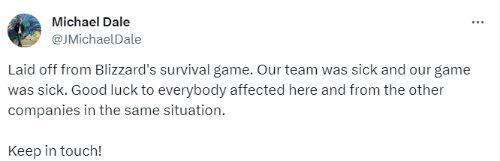前暴雪员工感遗憾，新游戏奥德赛被取消，玩家心生失望