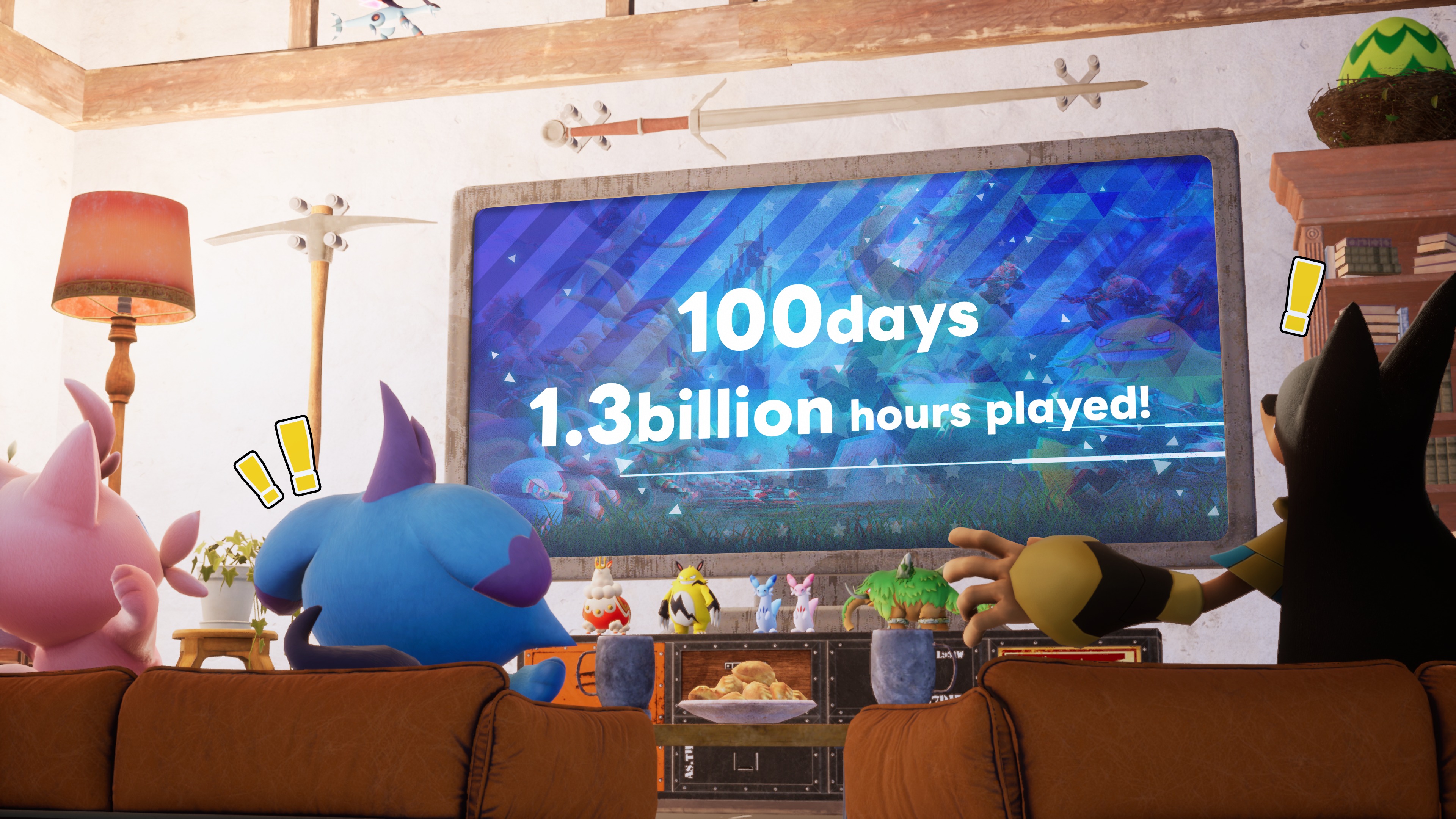 幻兽帕鲁玩家游戏时间已超过1亿小时