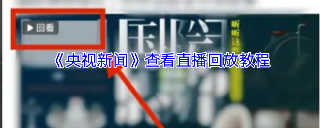 《央视新闻》查看直播回放的详细指南
