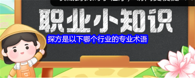 《支付宝》探方属于哪个行业的专有术语解析