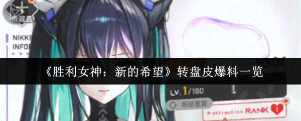 《胜利女神：新的希望》转盘皮肤曝光全解析