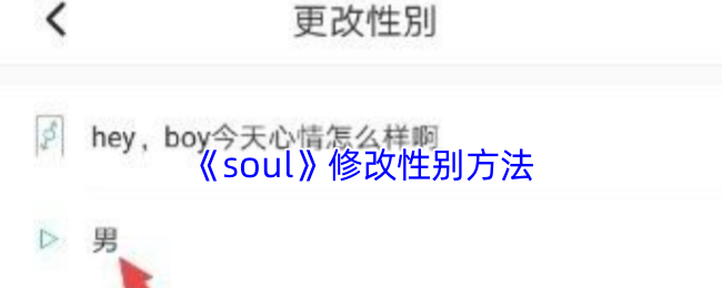 《Soul》性别变更技巧指南