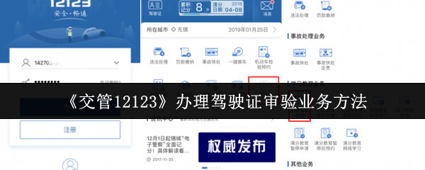 《交管12123》驾驶证审验业务办理指南