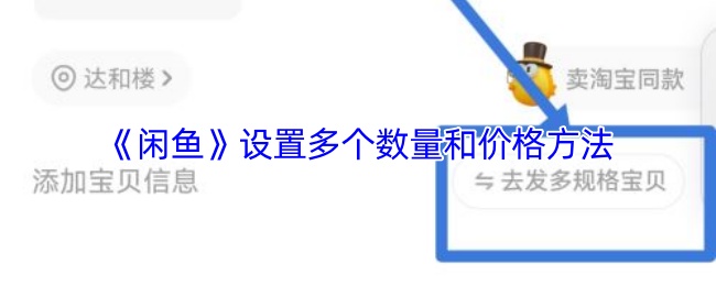 《闲鱼》优化数量与价格设置的多样化策略
