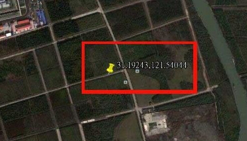 谷歌地球定位结果