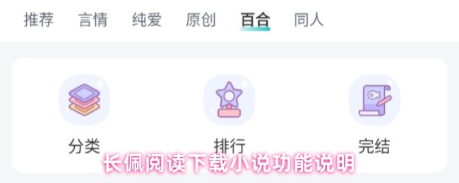 《长佩阅读》长佩阅读小说下载功能详解
