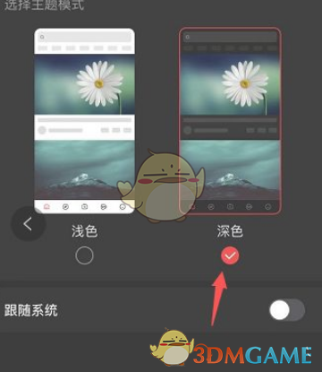 背景颜色不再跟随系统主题色