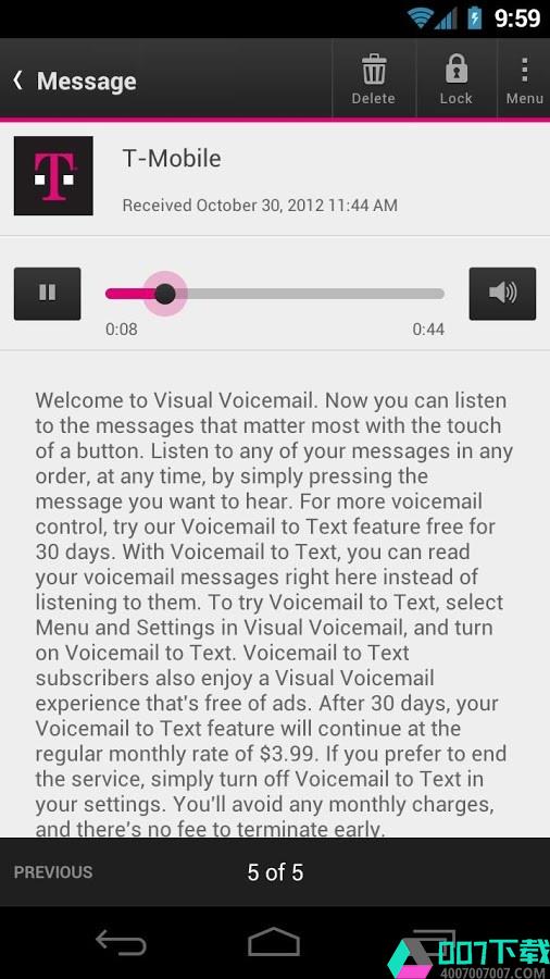 T-MobileVisualVoicemailapp下载_T-MobileVisualVoicemailapp最新版免费下载